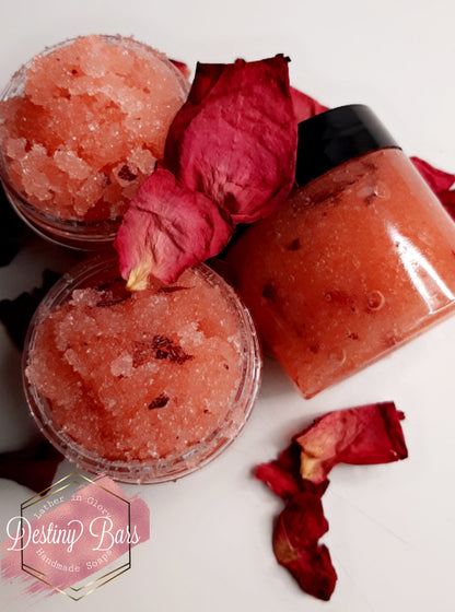 Pink Rose Sugar Scrubs